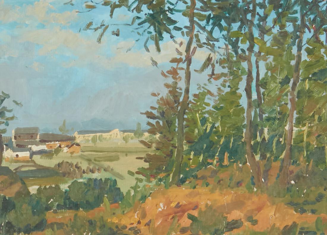 Chinese School, Wooded landscape, watercolor (1 of 2)