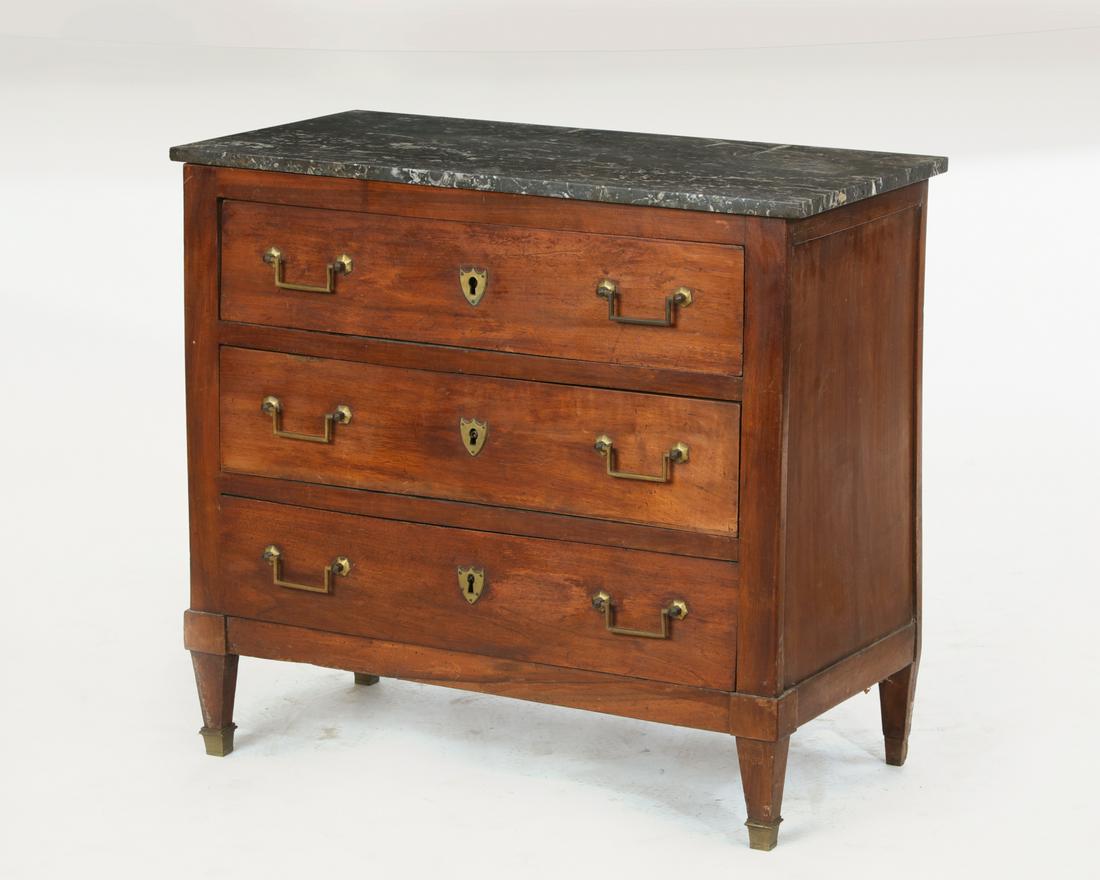 A Directoire style mahogany commode (1 of 3)