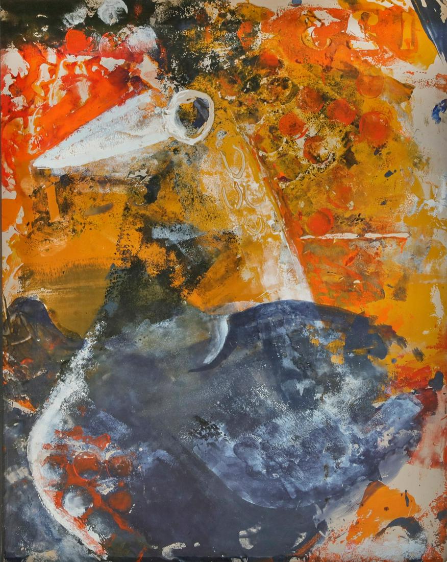 Kay Whitcomb, Bird, enamel on copper (1 of 3)