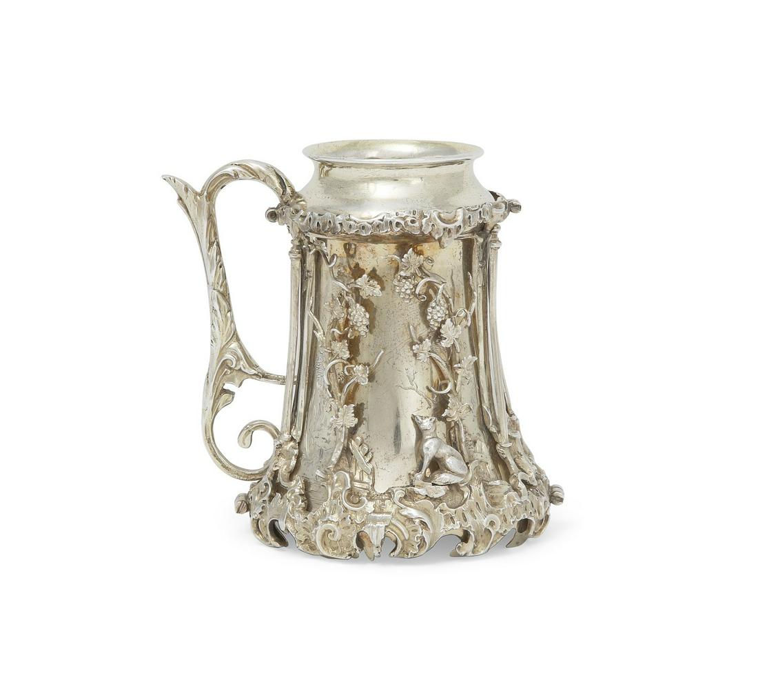 A Victorian sterling silver Aesops Fables mug (1 of 3)