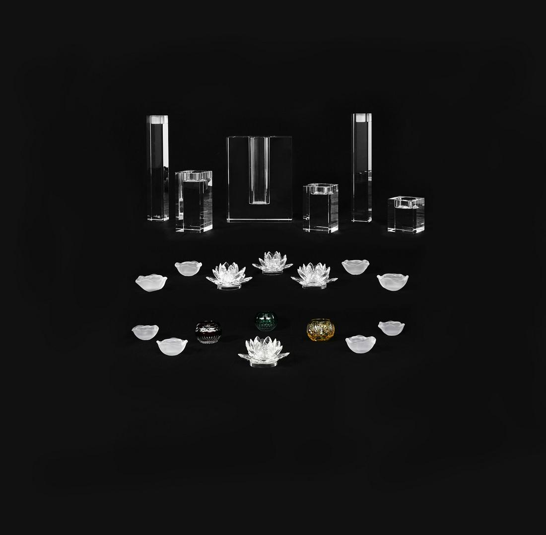 Twenty one glass articles, Cassini, Dior, Faberge (1 of 5)