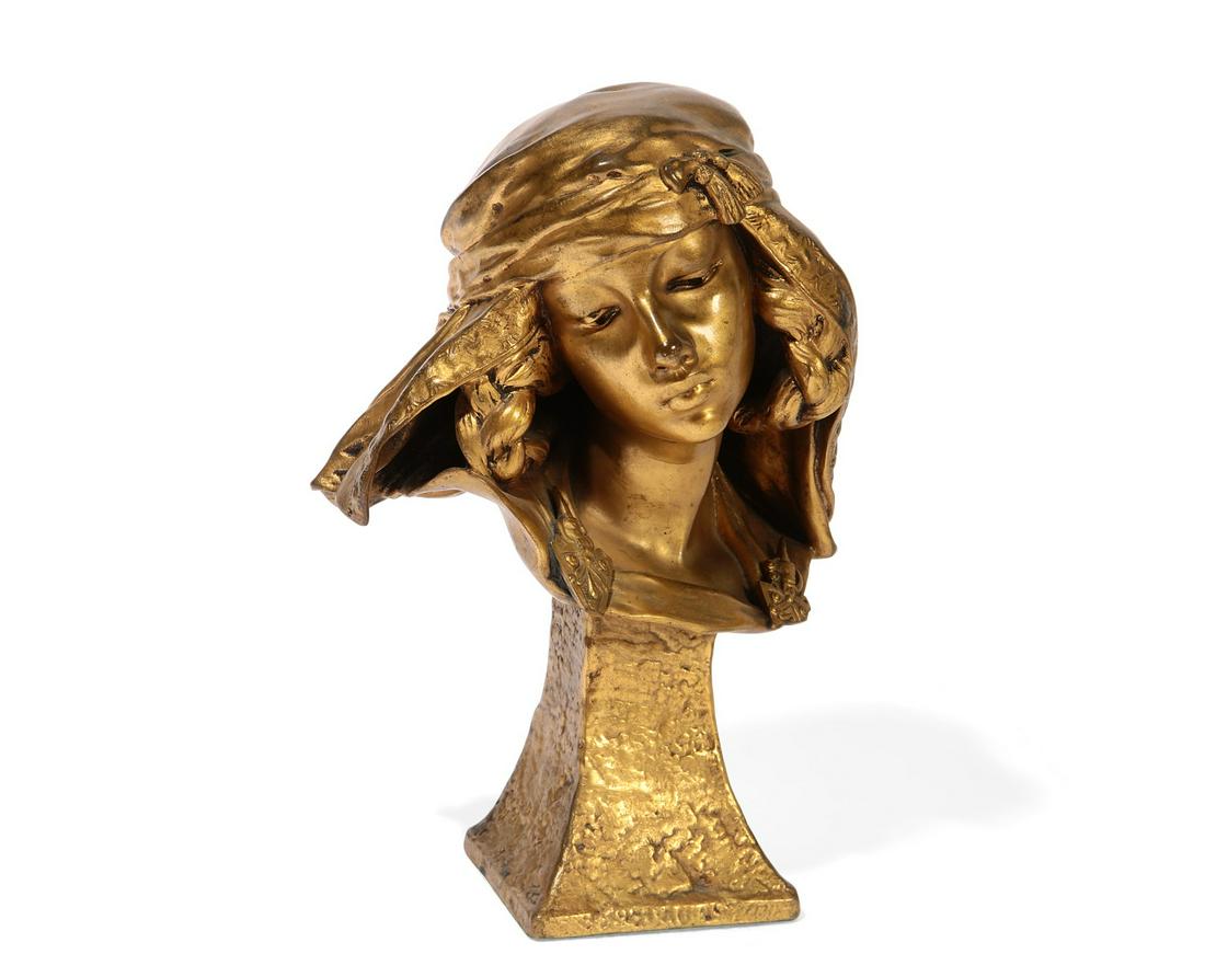 French bust: Jeune fille de Bou-Saada, Barrias (1 of 4)