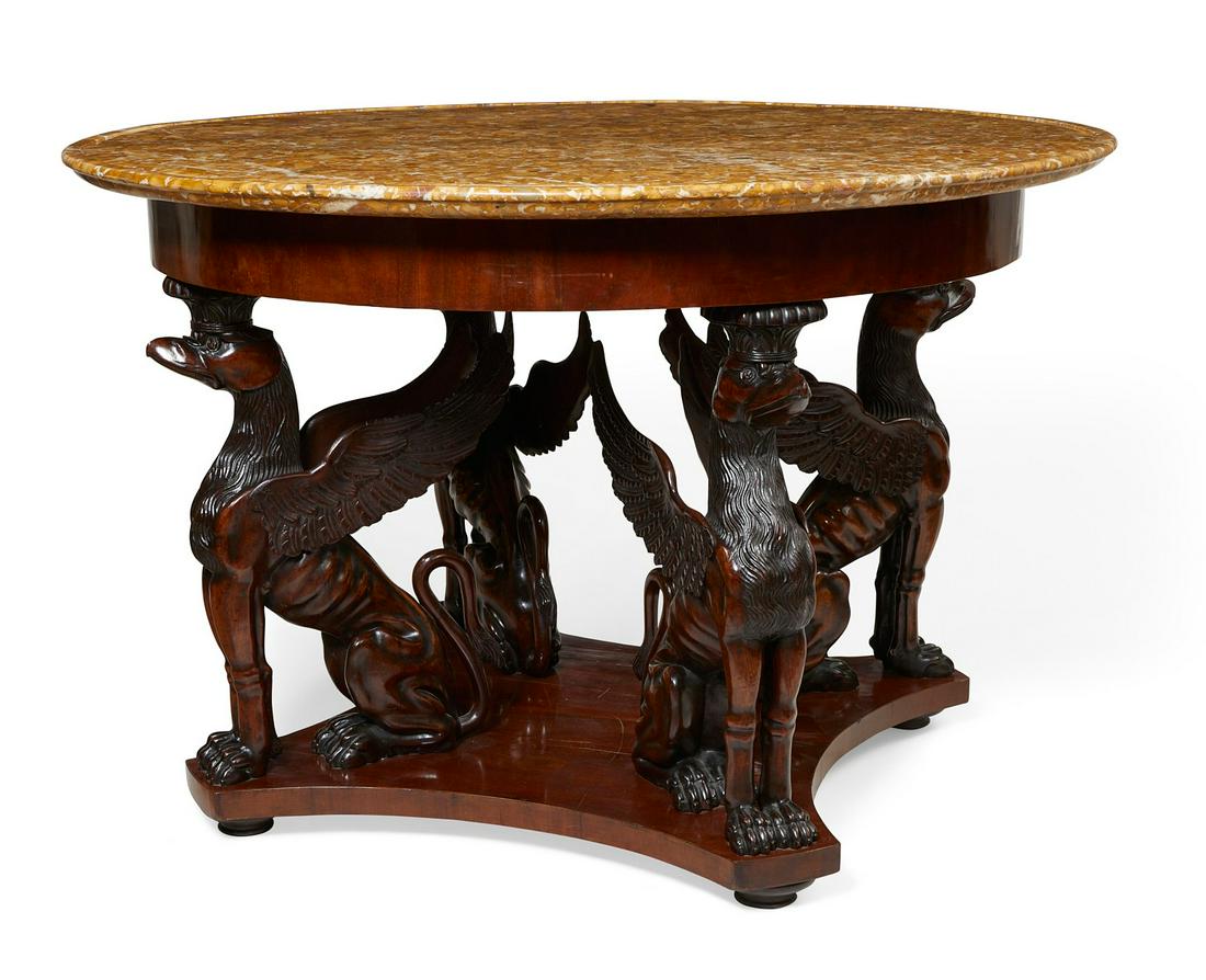An Italian Empire style center table (1 of 4)