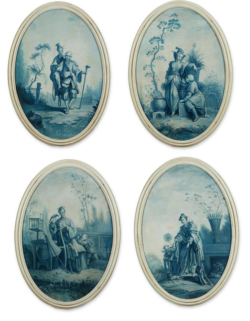 After Francois Boucher, Elegant figures, 4 (1 of 9)