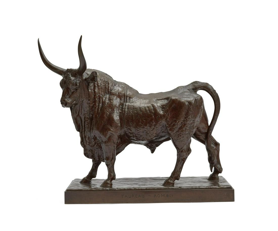 A French bronze bull: Tareau Romain, Clesinger (1 of 7)