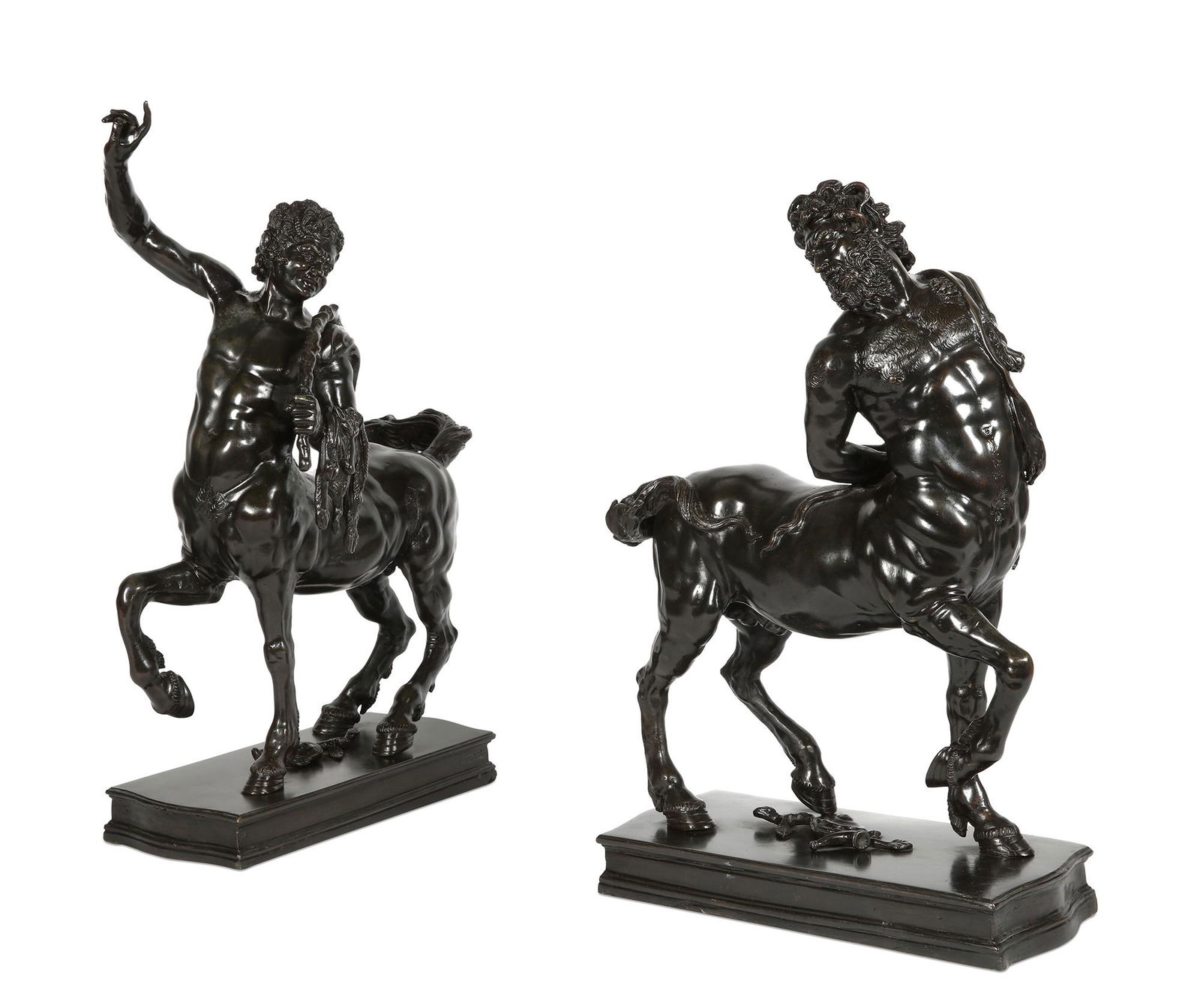 A pair of Continental bronze Furietti Centaurs (1 of 5)