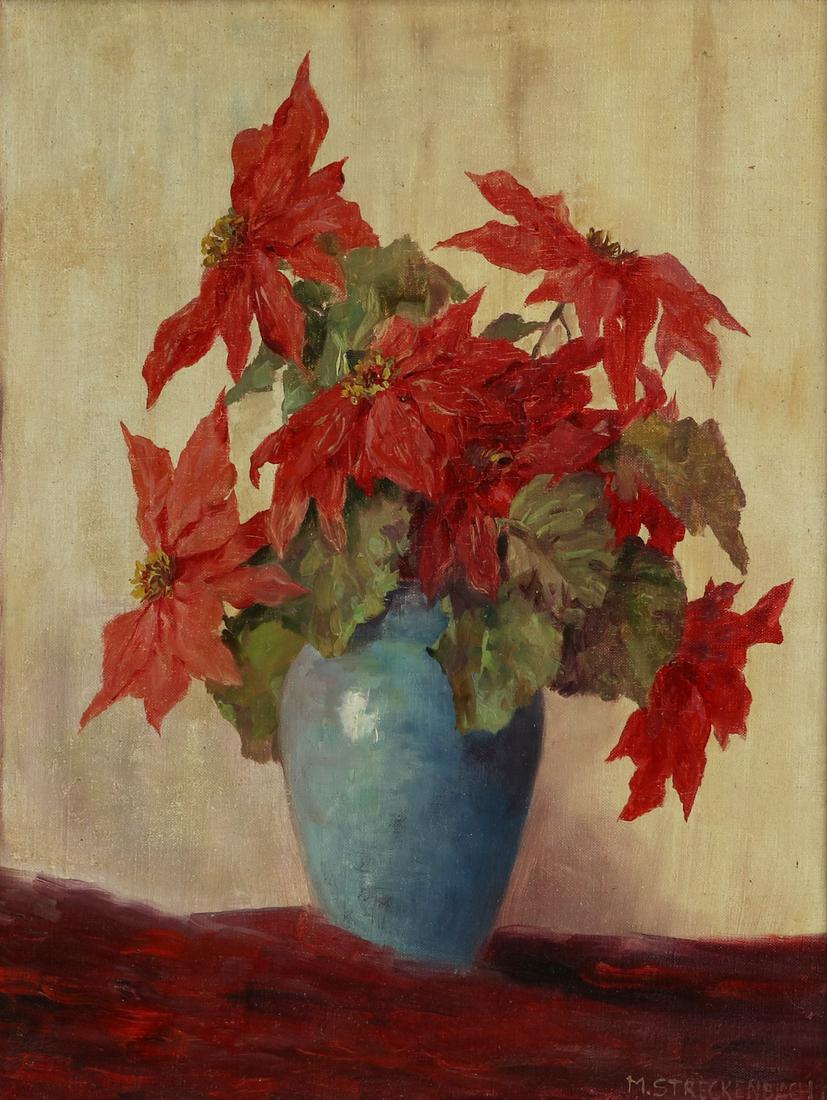 M T Streckenbach, Still life of flowers (1 of 4)