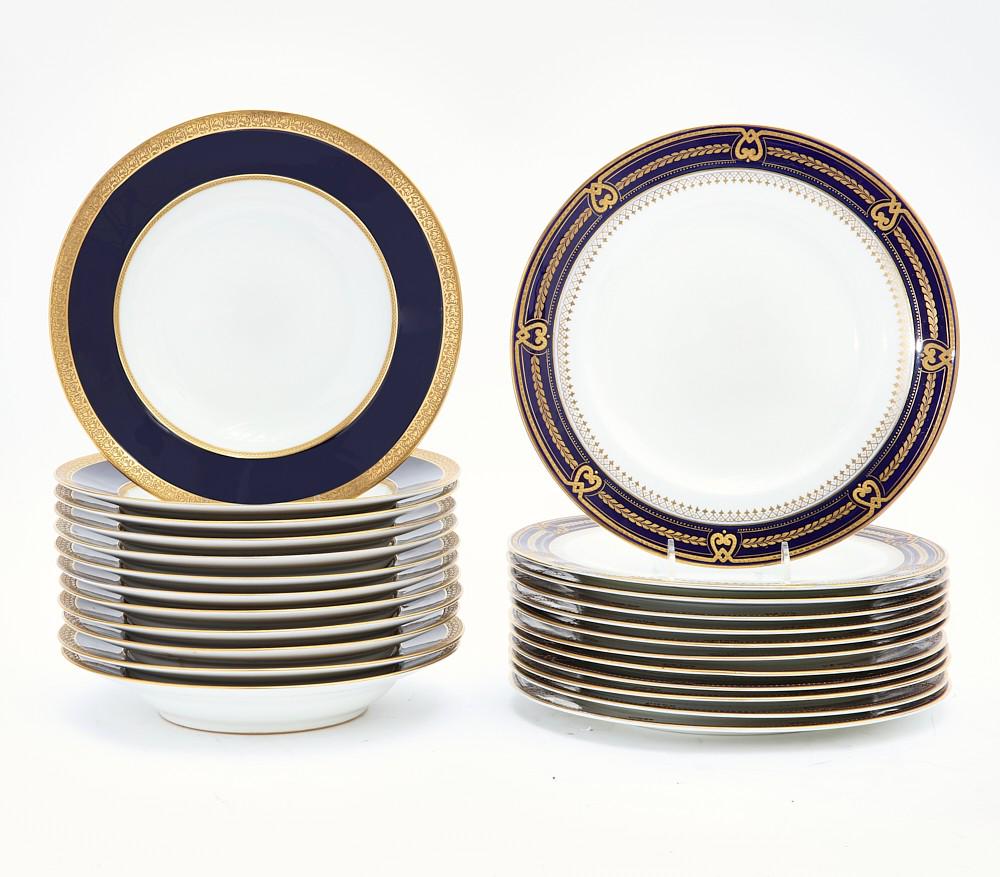 12 George Jones porcelain dinner plates (1 of 4)