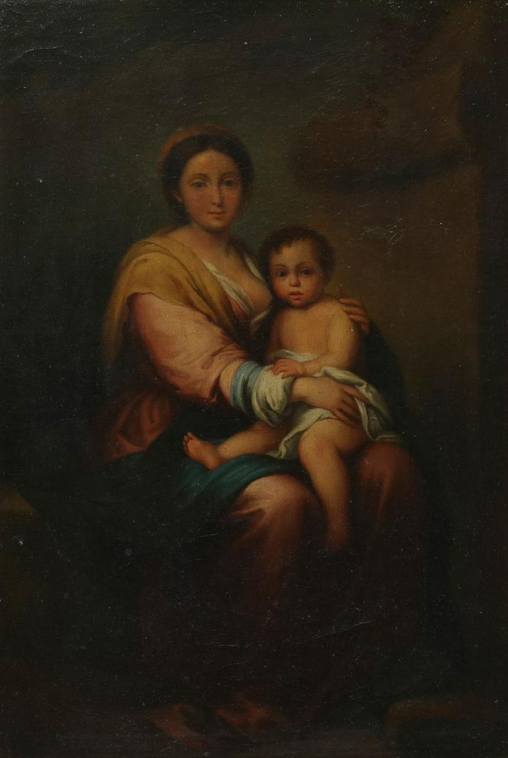 Continental School , Madonna and Child (1 of 3)