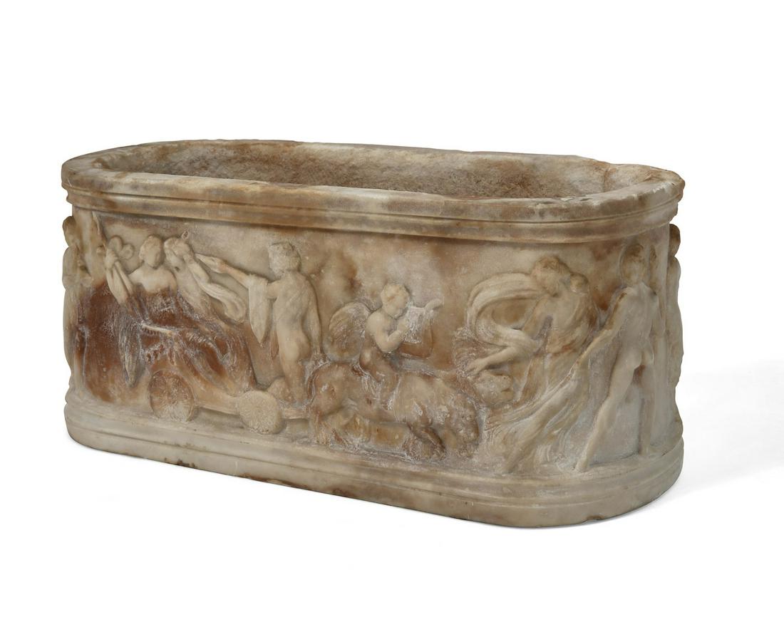 An Italian marble model of a bath / labrum (1 of 6)