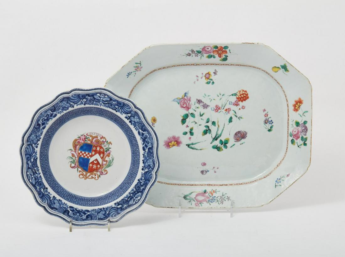 Two Chinese Export porcelain tablewares (1 of 5)