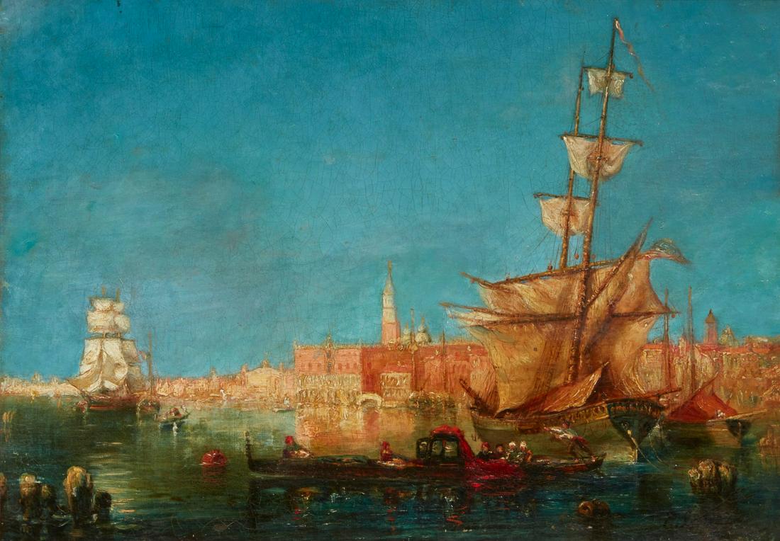 Attrib to Eugene Lamy, The Grand Canal, Venice (1 of 6)