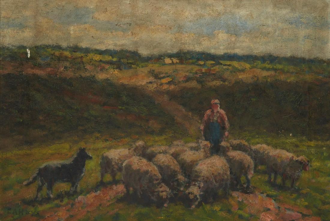 George Arthur Hays, Shepherd and Sheep, 1936 (1 of 5)
