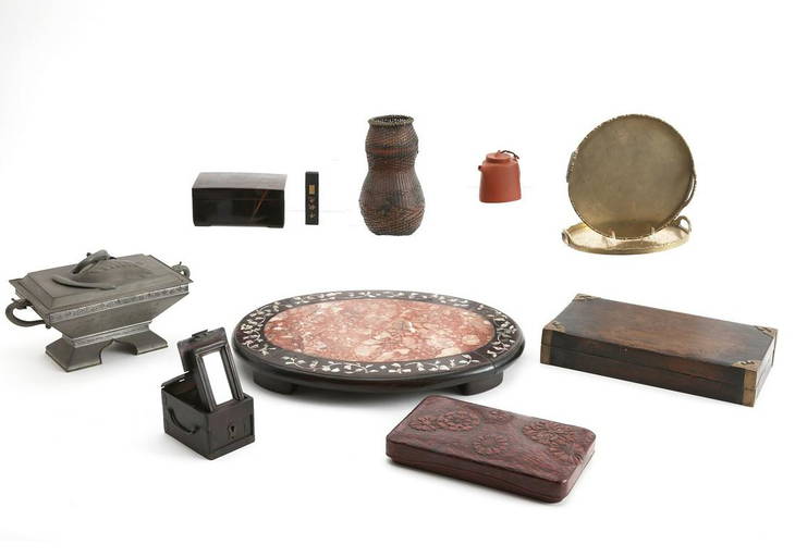 Eleven Asian decorative objects Jan 26, 2022 Andrew Jones Auctions