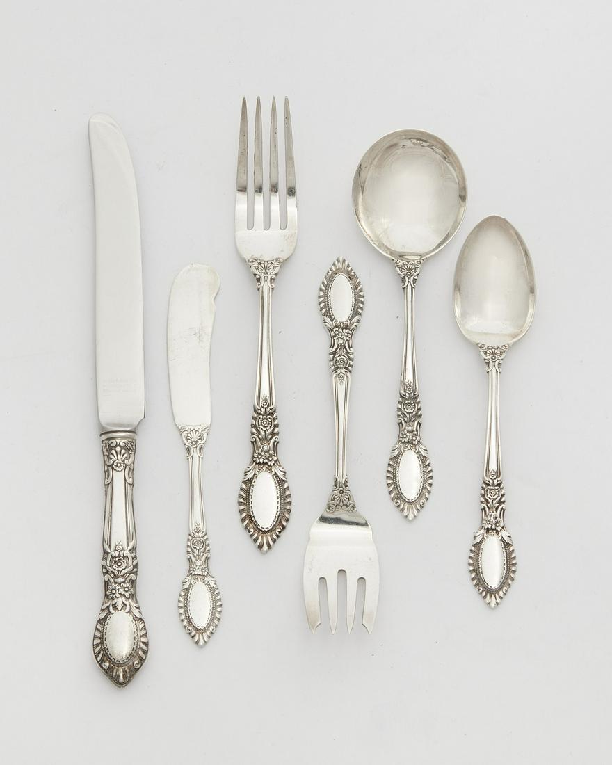 A Reed & Barton silver Guildhall flatware service (1 of 2)