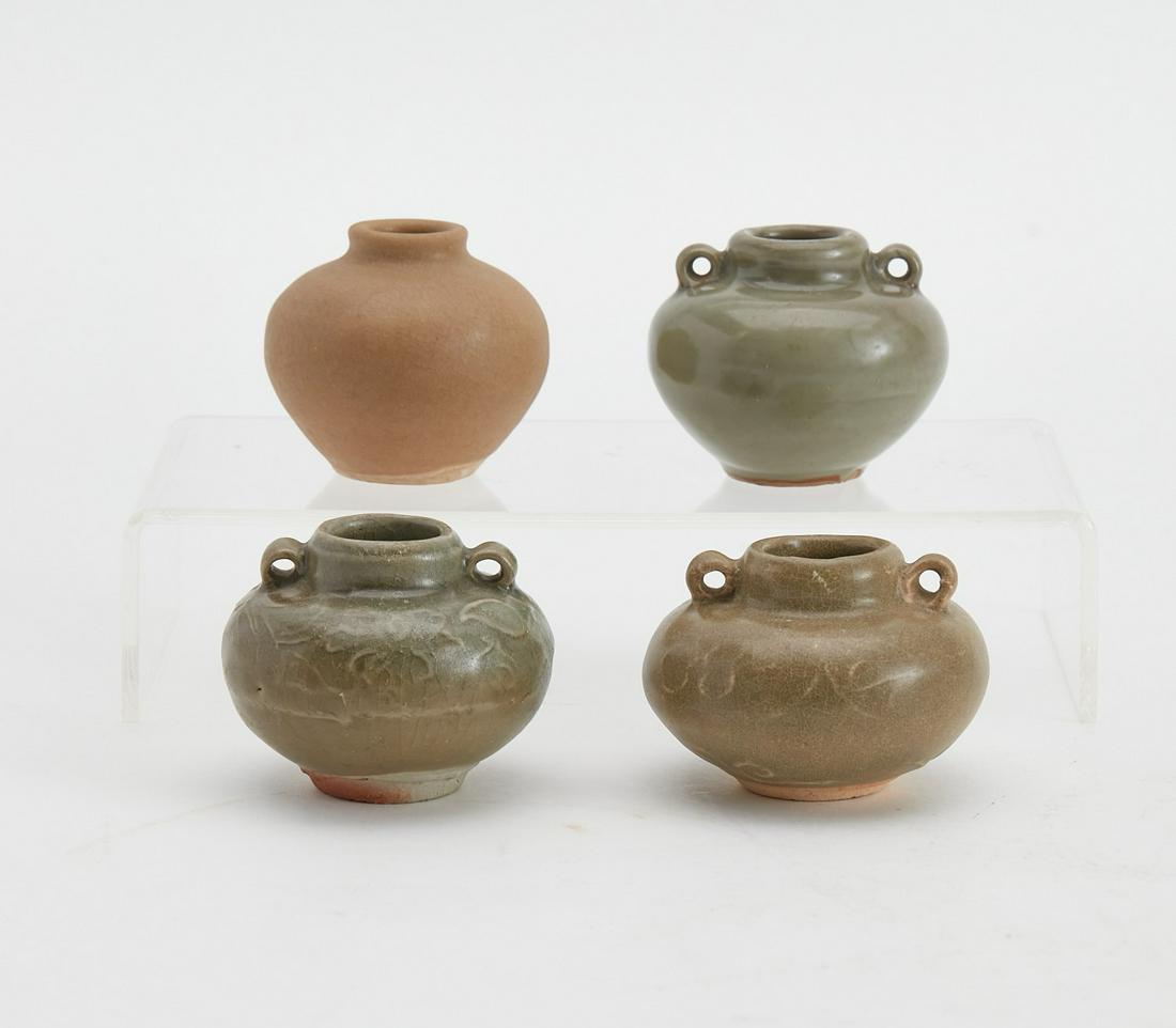 Four Chinese glazed vessels (1 of 7)