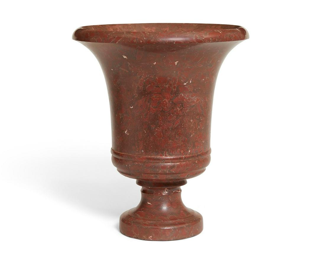 An Italian Neoclassical style marble campana urn (1 of 6)