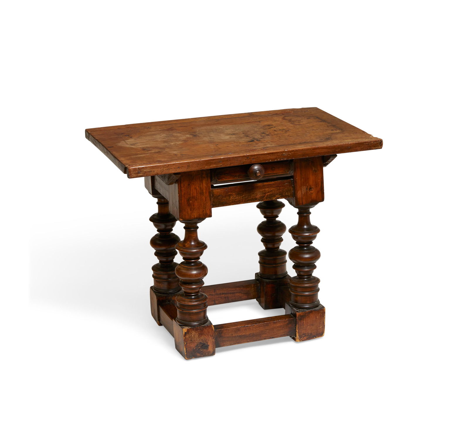 An Iberian Baroque style mixed wood low table (1 of 5)