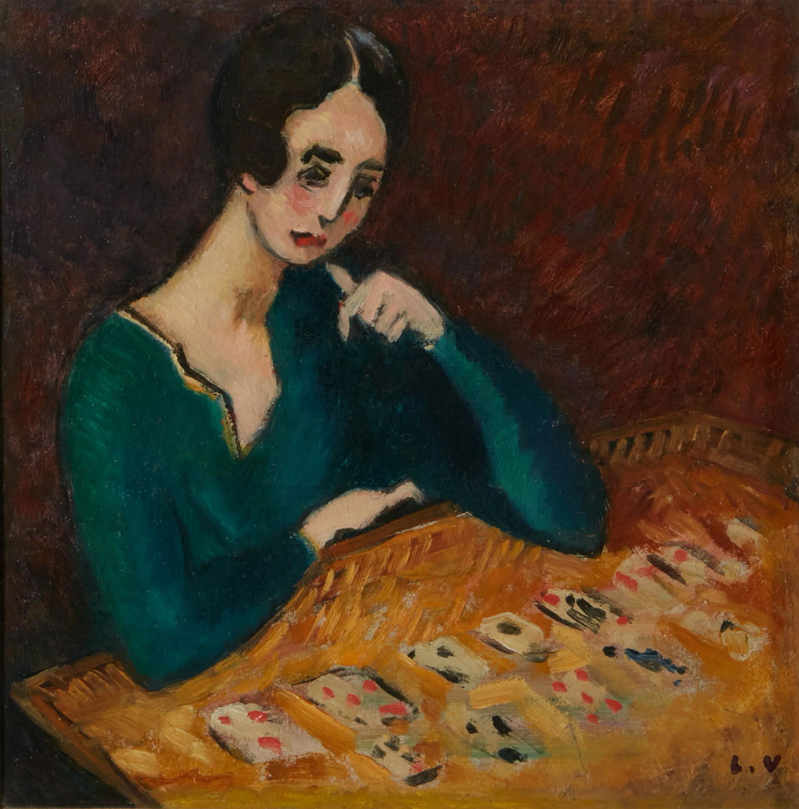 Louis Valtat, La tireuse de cartes, 1922 (1 of 5)