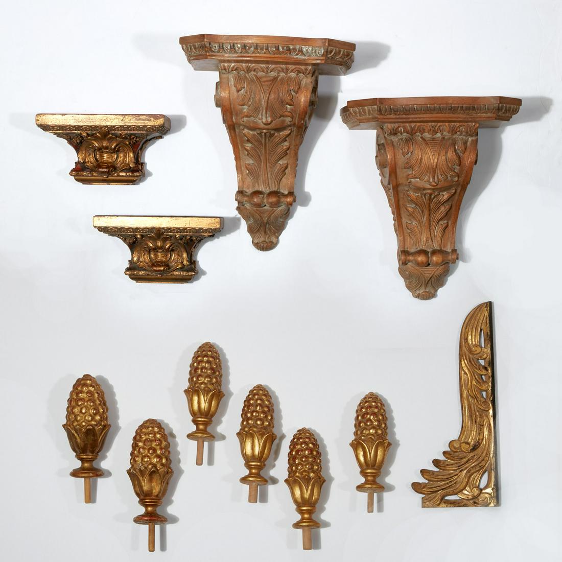 Thirteen Neoclassical style brackets (1 of 3)