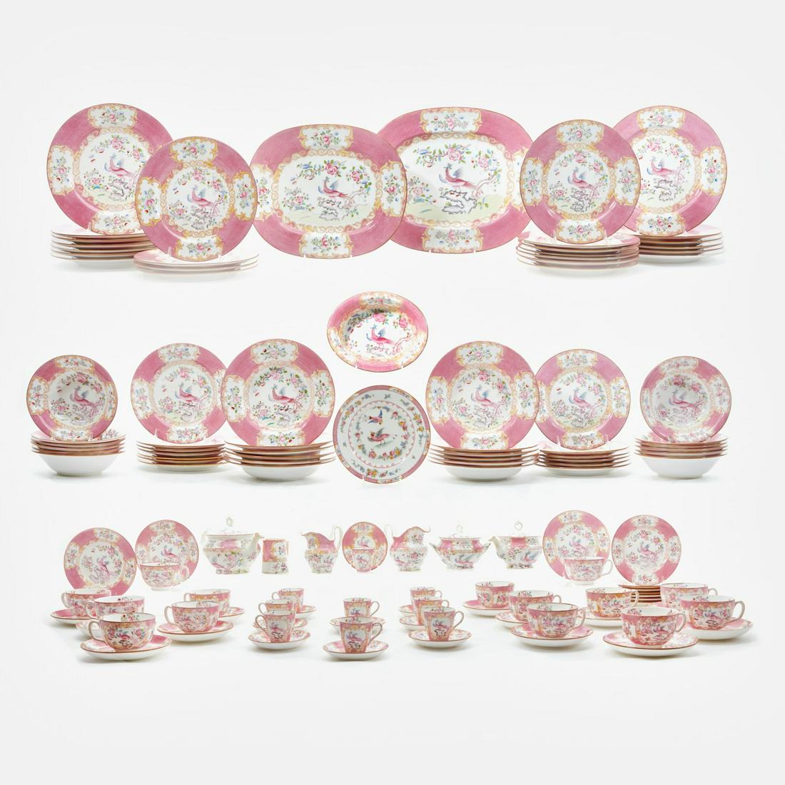 A Minton porcelain part dinner service (1 of 4)