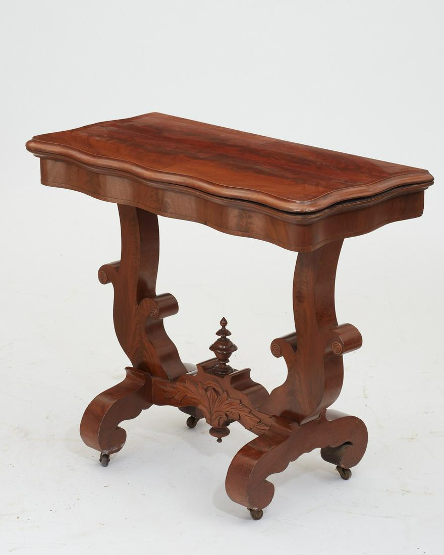 An American Classical mahogany games table (1 of 6)