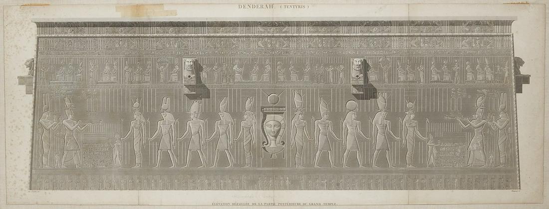 Denderah engraving from Description de l’Egypte (1 of 3)