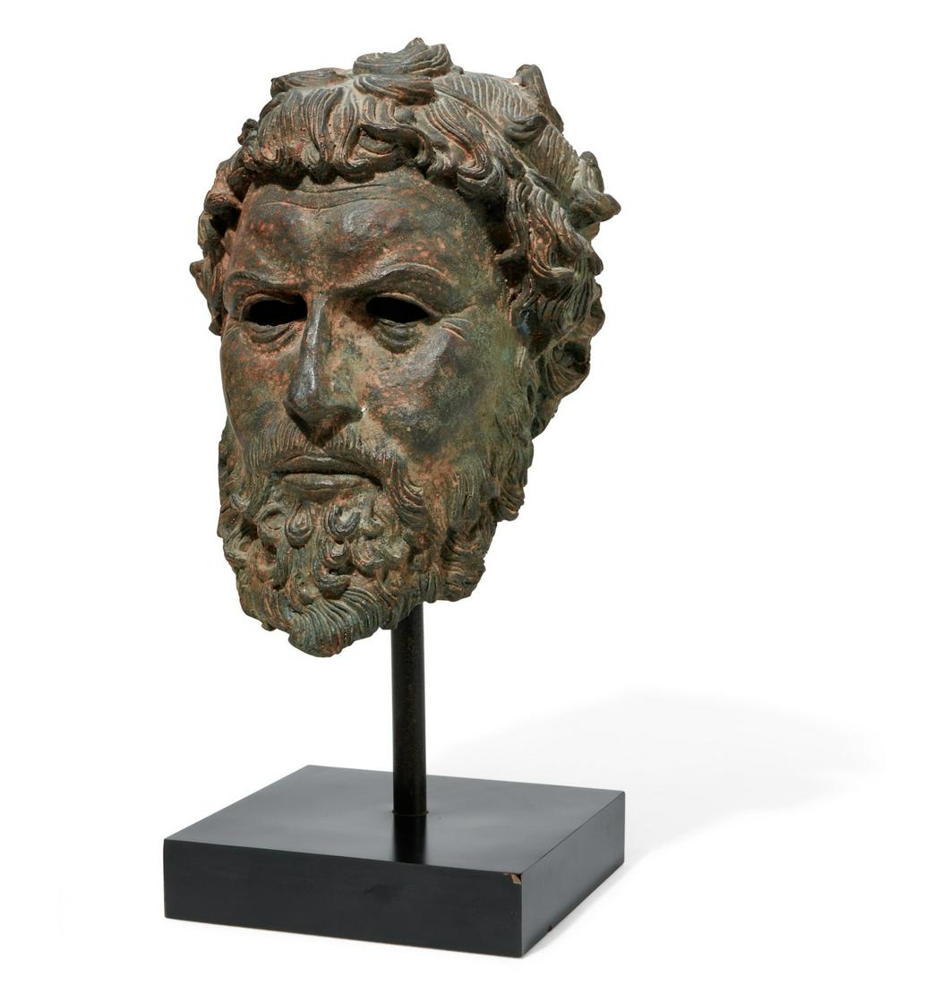 A bronze head of a man, after the Antique (1 of 13)