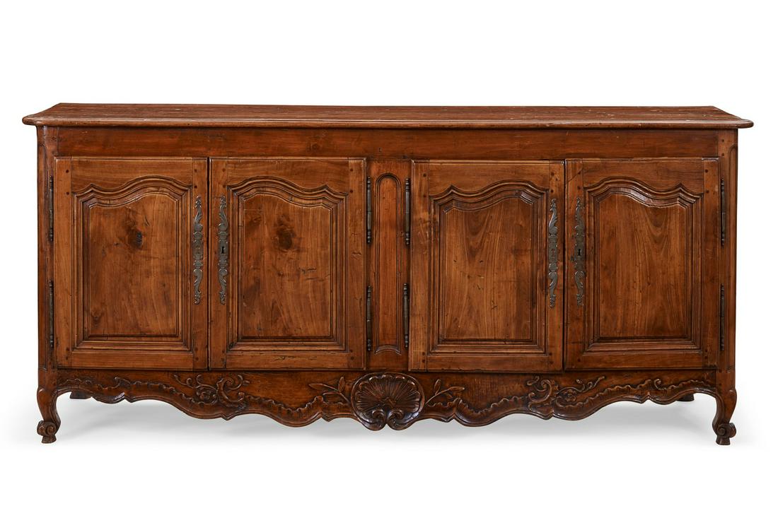 A Louis XV Provincial walnut buffet (1 of 20)