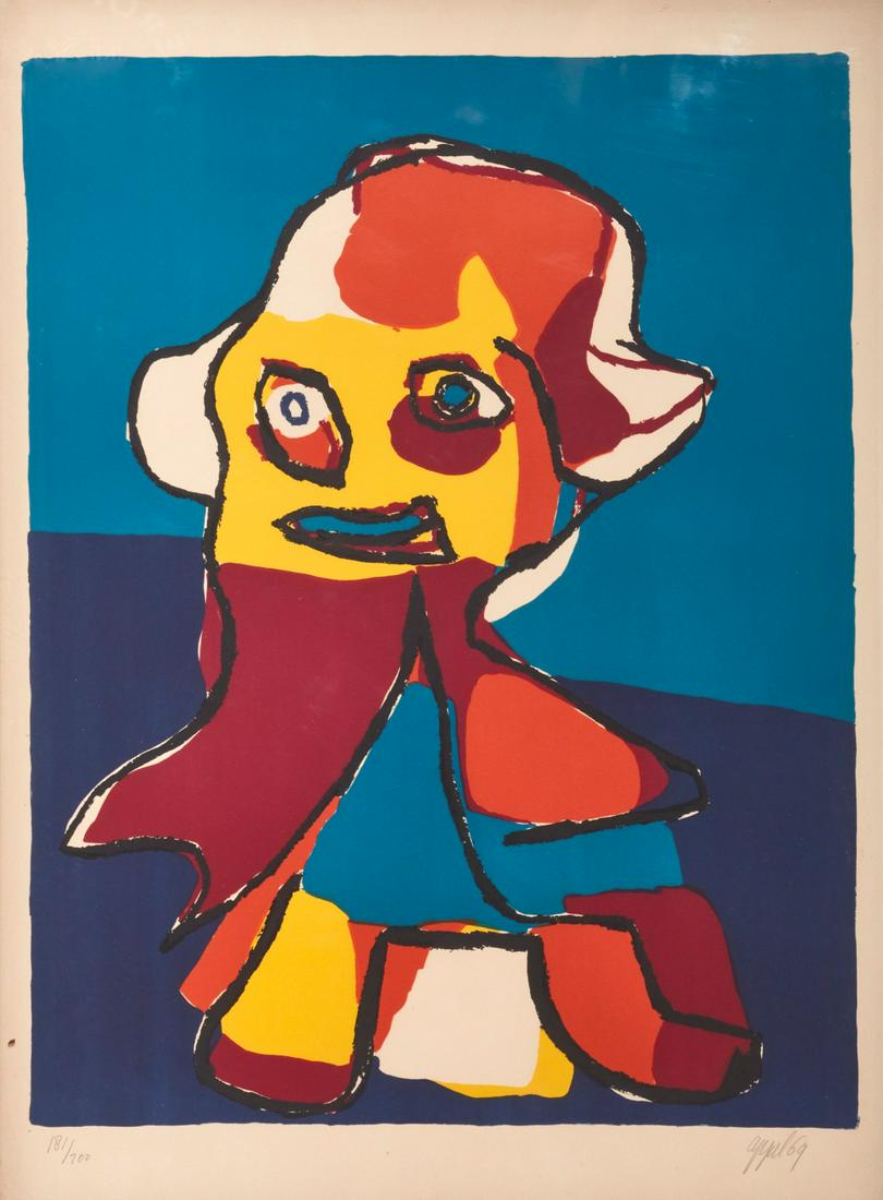 Karel Appel, Little Boy, 1969, lithograph (1 of 5)