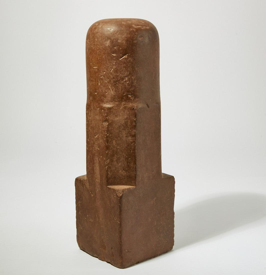 A large Asian carved stone lingam (1 of 2)