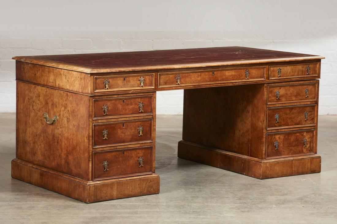 Burton-Ching Ltd. George III style partners desk (1 of 7)