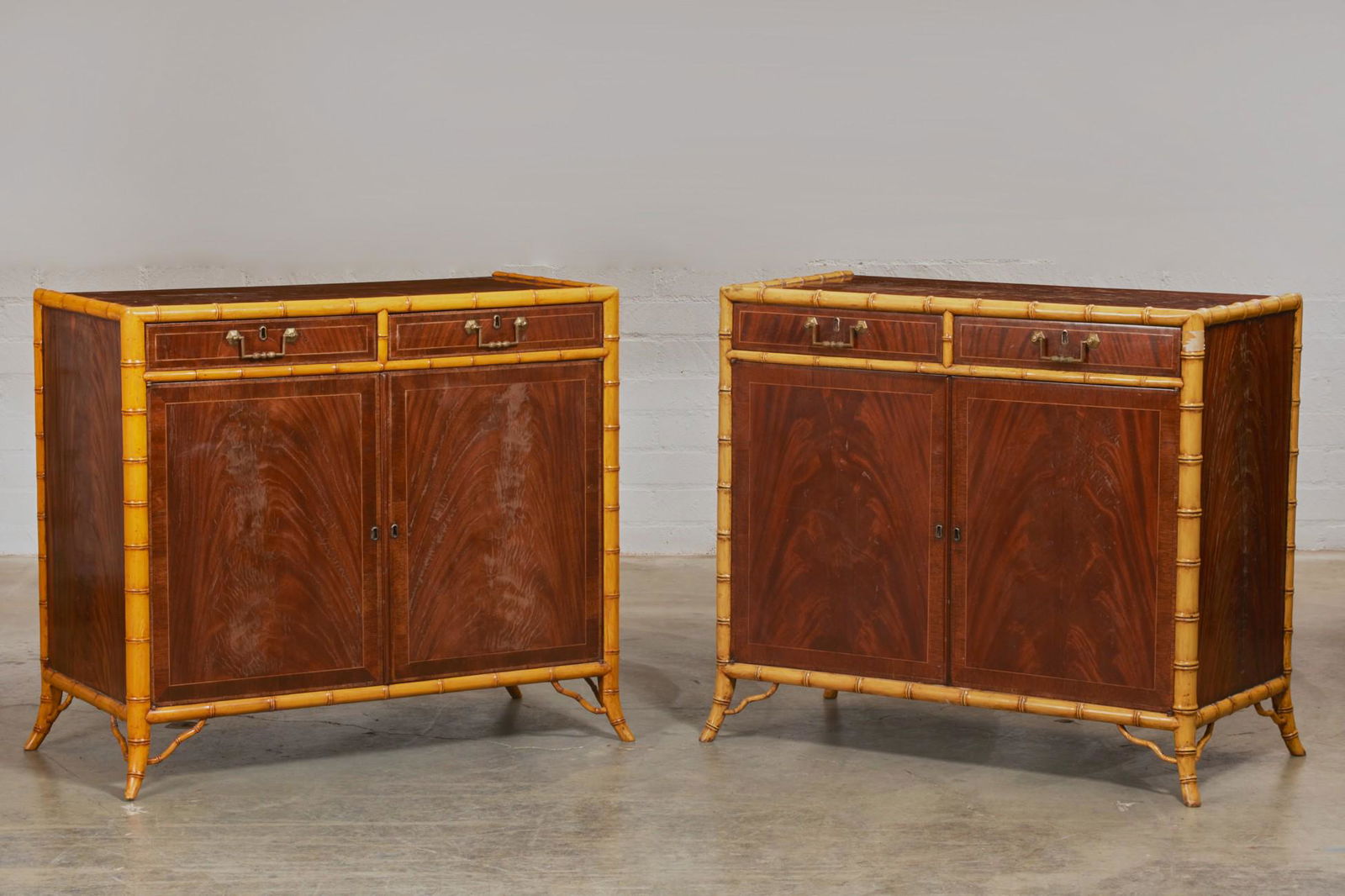 Pair Burton-Ching Ltd. Regency style cupboards (1 of 6)