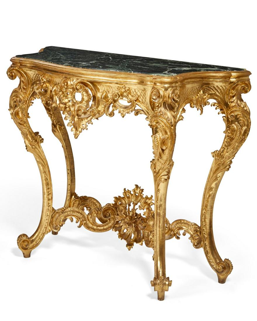 A Venetian Rococo style giltwood console table (1 of 9)