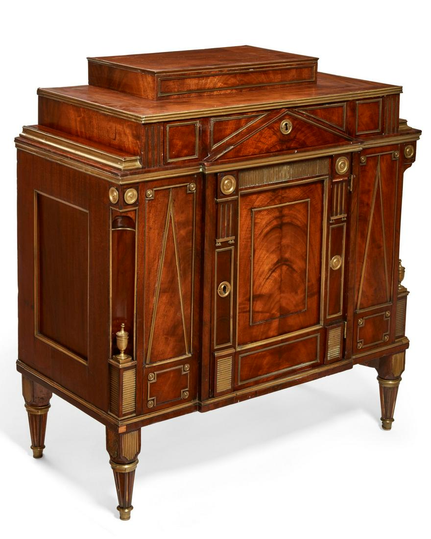 A Russian Neoclassical mahogany commode (1 of 10)