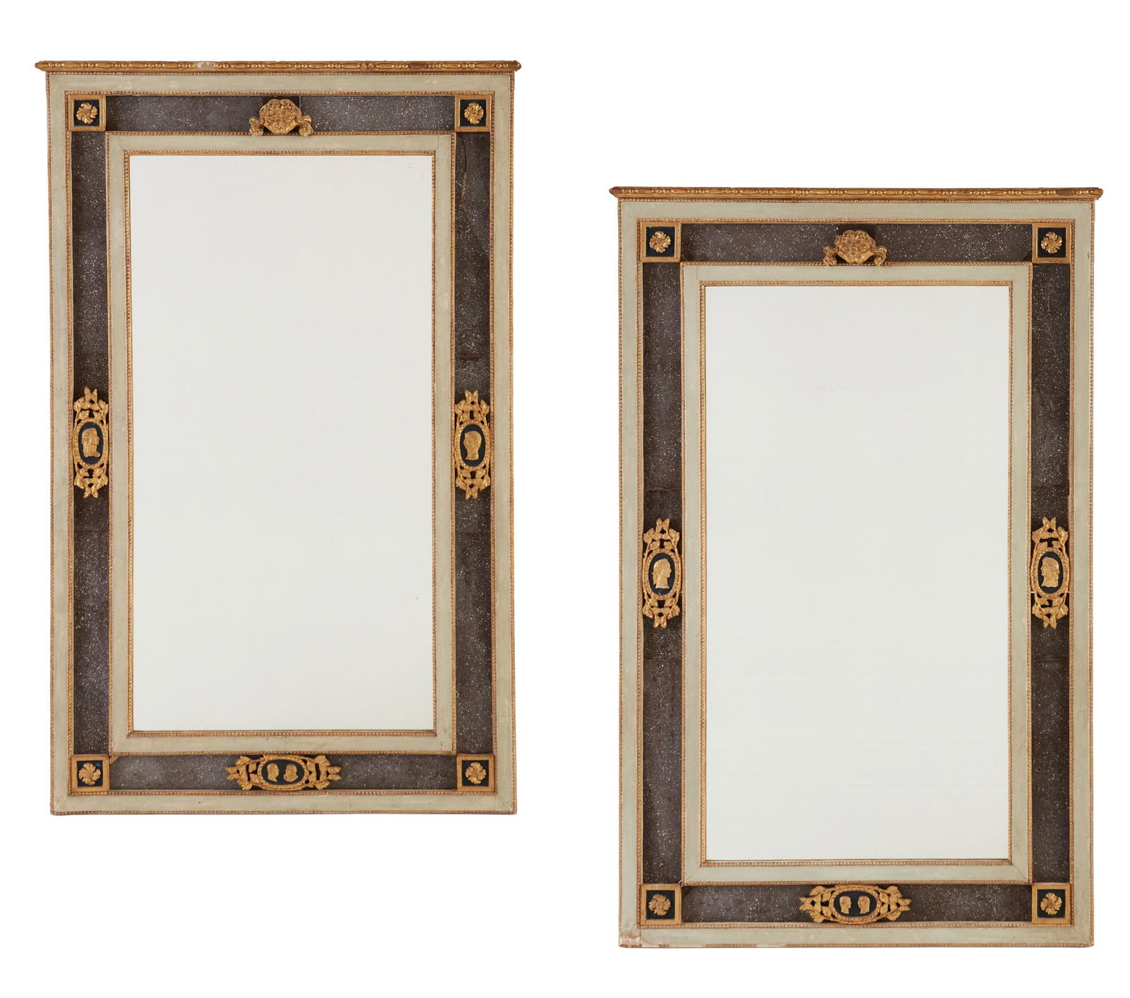 A pair of Italian Neoclassical style mirrors (1 of 5)