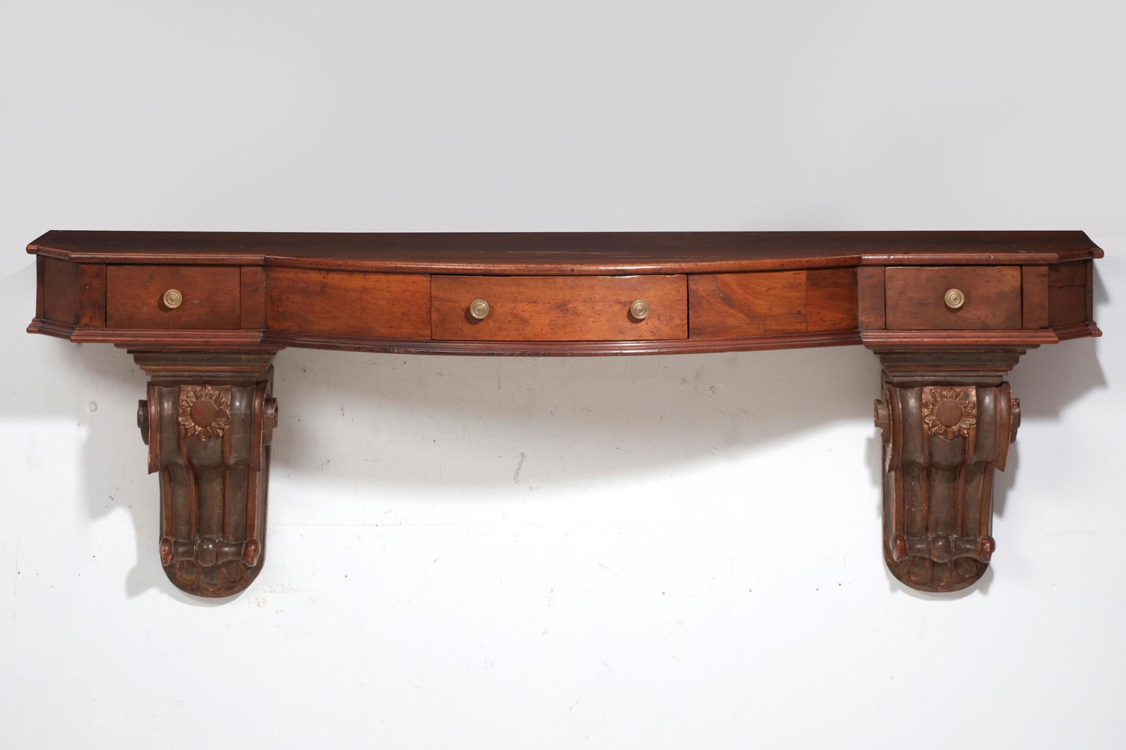 A Neoclassical style walnut console (1 of 4)