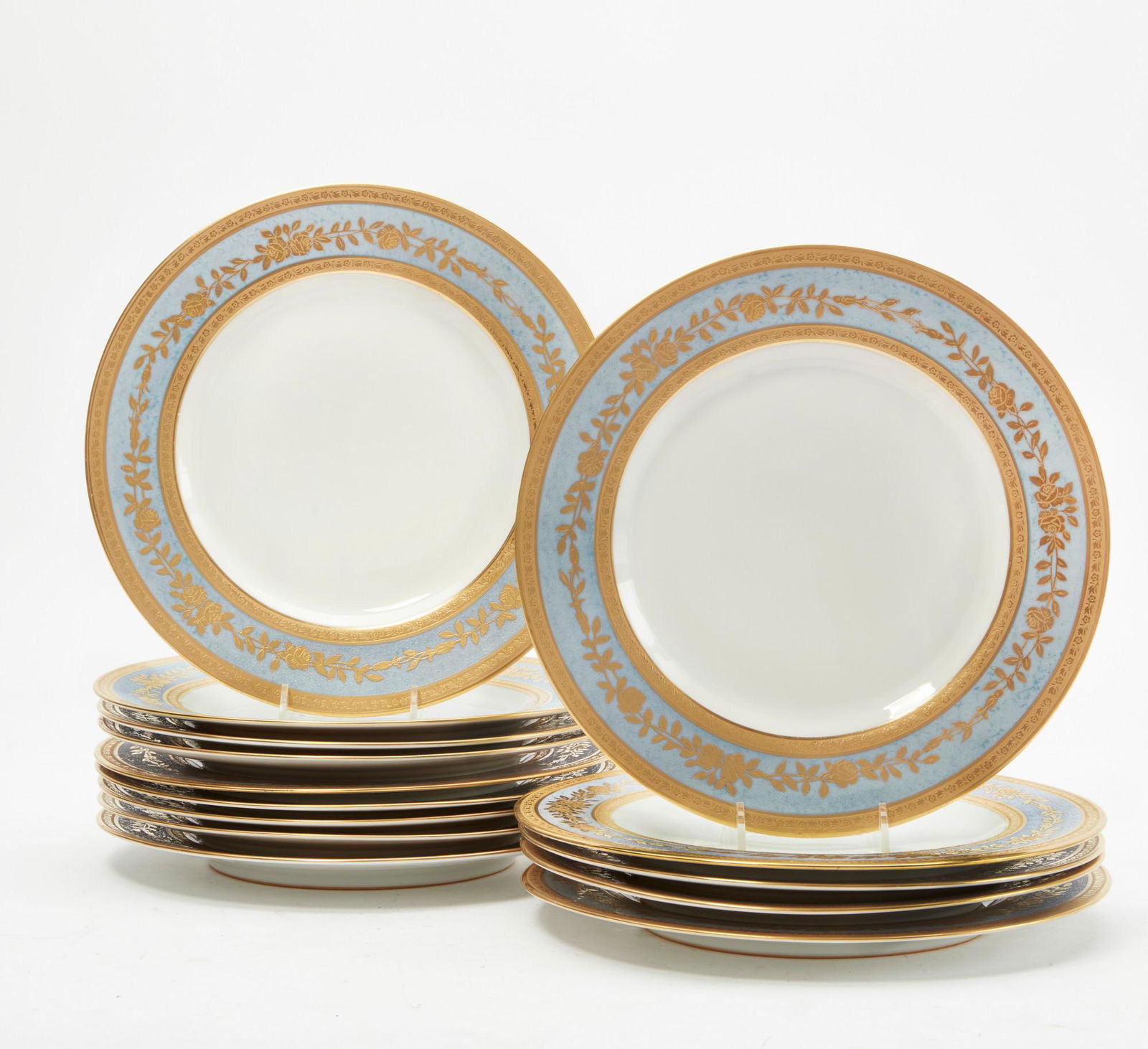 14 Pirkenhammer (Epiag) porcelain dinner plates (1 of 3)
