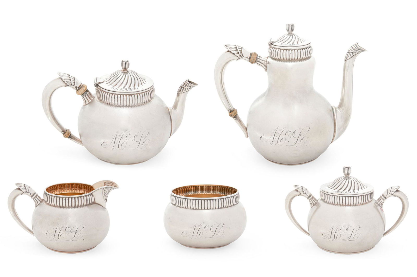 A Gorham silver silver tea and coffee service (1 of 2)