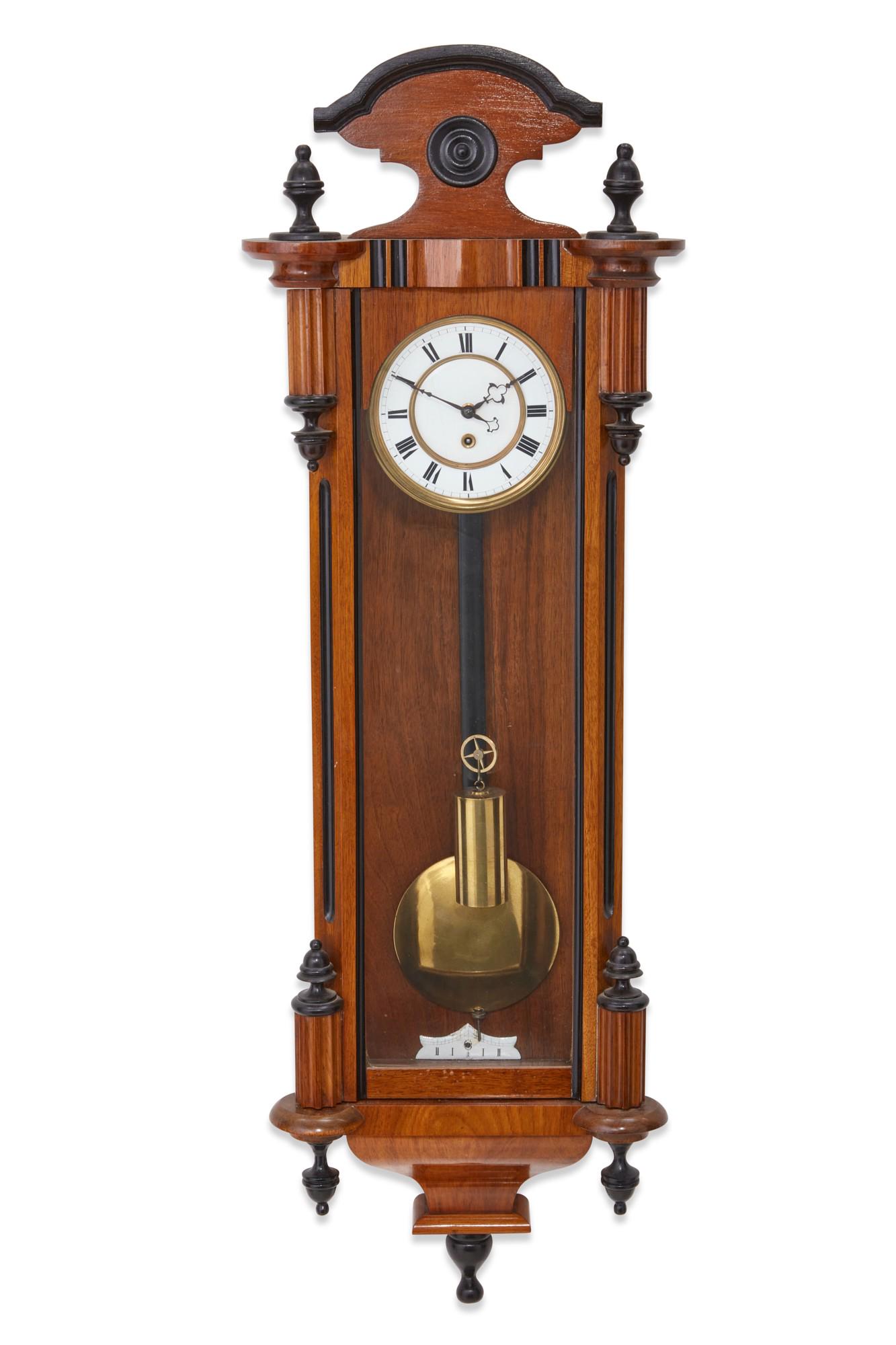 A Vienna walnut single weight regulator (1 of 4)