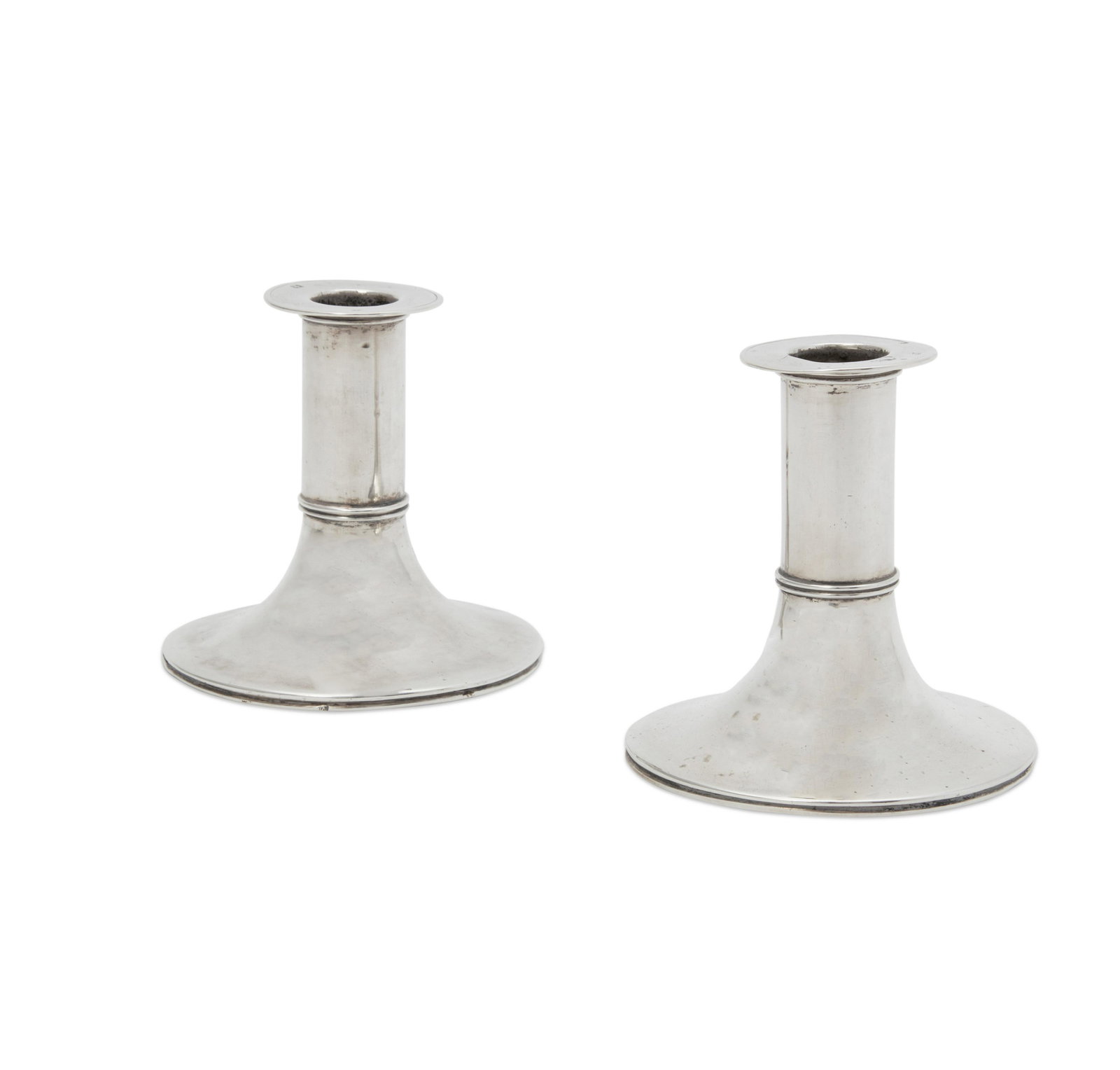 A pair of Austrian 13 lothig silver candlesticks (1 of 4)