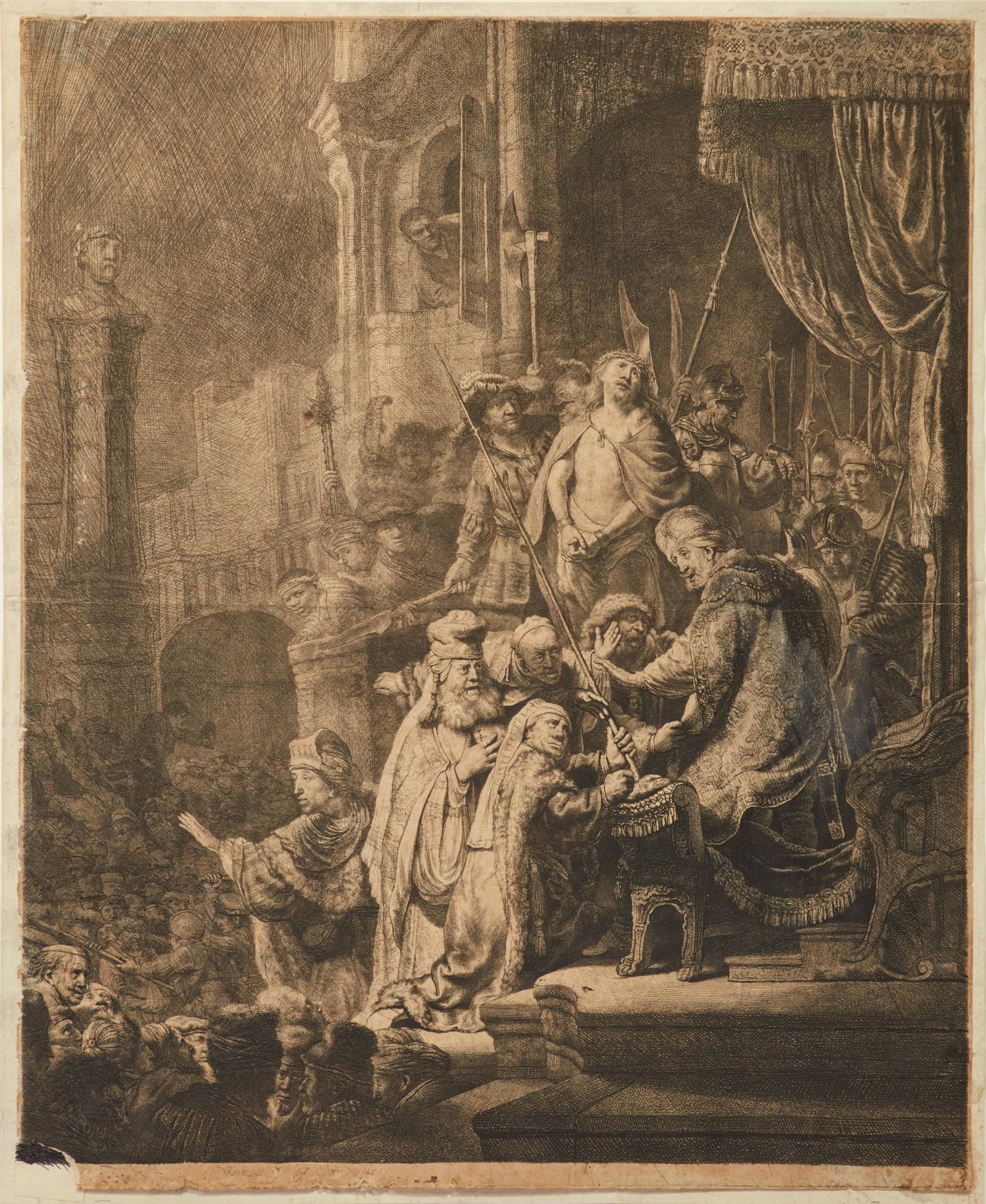 Rembrandt , Christ before Pilate (1 of 9)