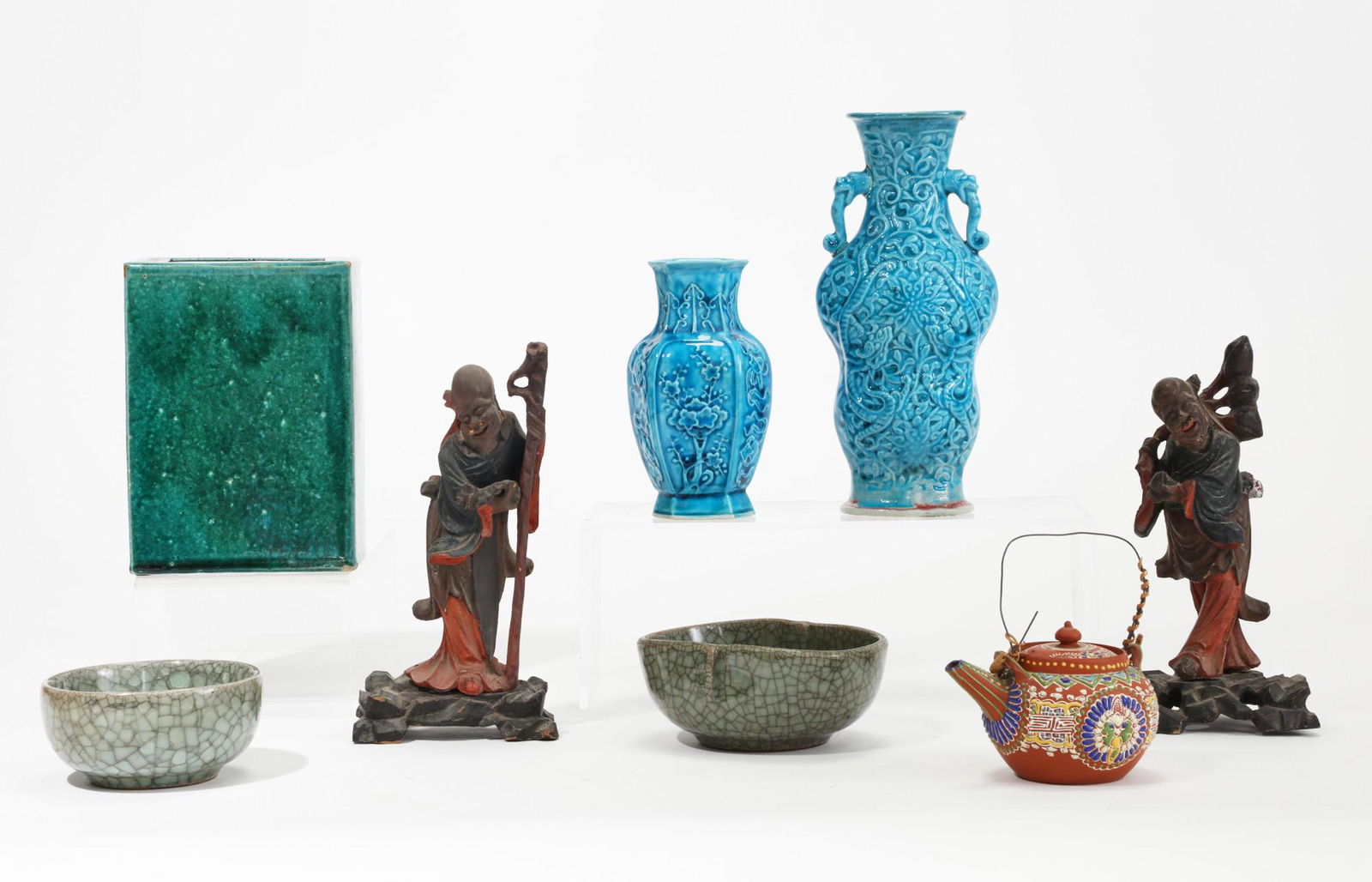 A group of eight Chinese decorations (1 of 3)