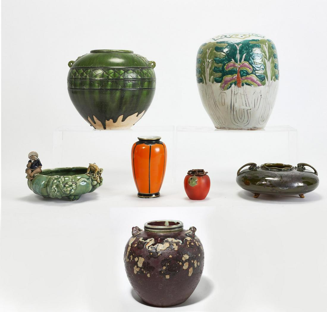 Seven Asian pottery articles (1 of 7)