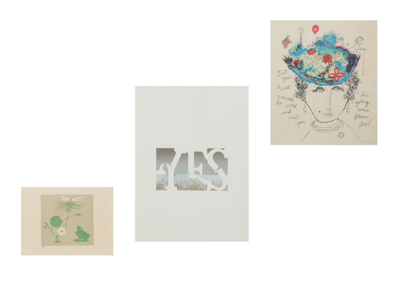 Three lithographs, Noyer, Sargent & Boynton (1 of 6)