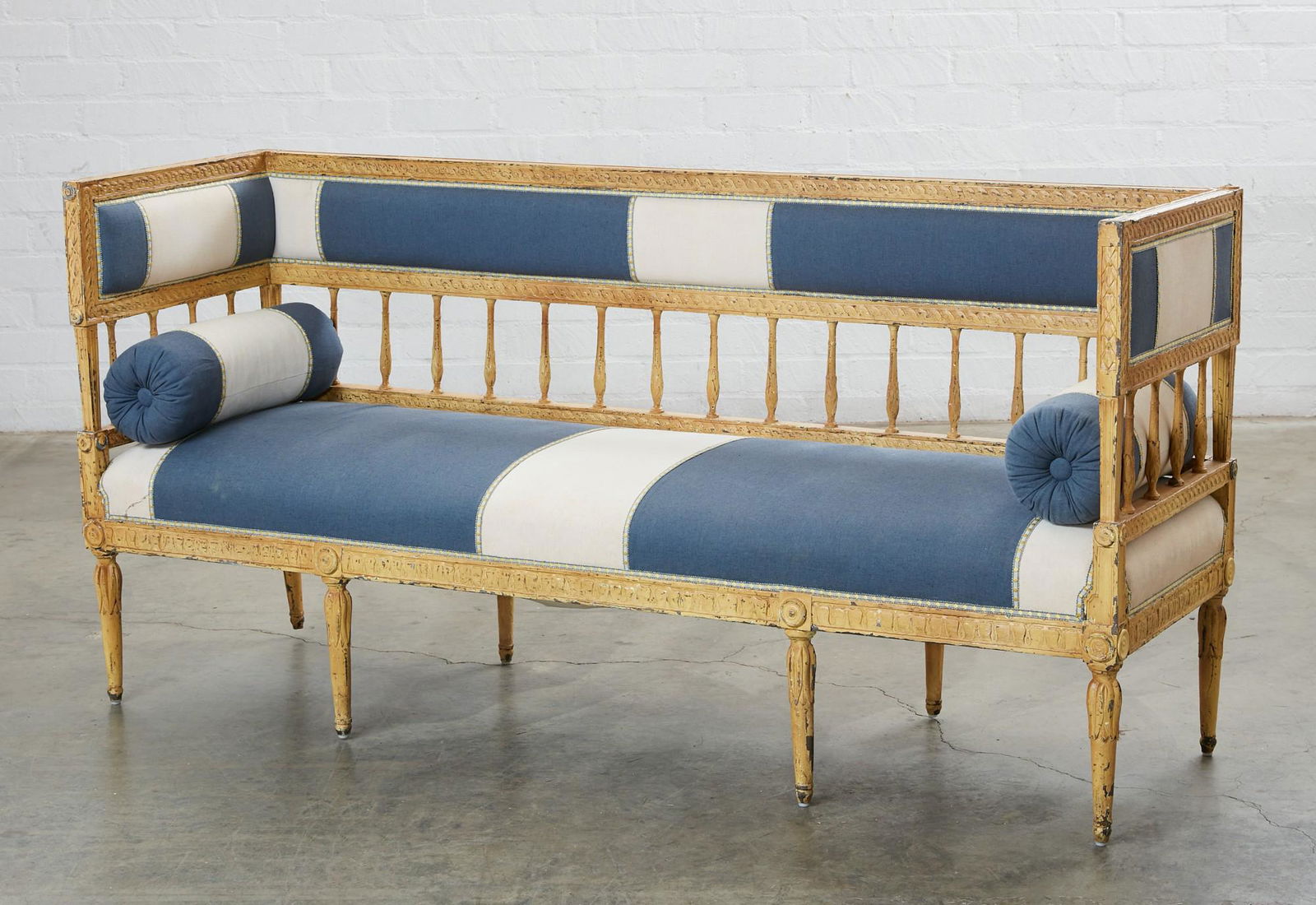 A North European Neoclassical painted settee (1 of 5)