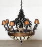 A Maitland Smith African Wildlife chandelier