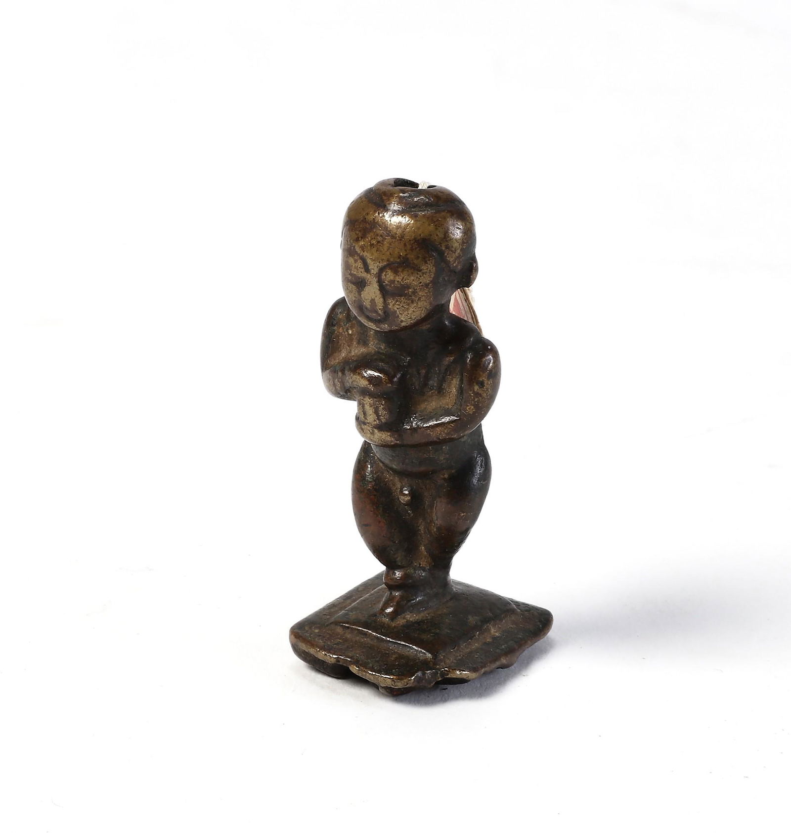 A Chinese bronze figural seal (1 of 3)