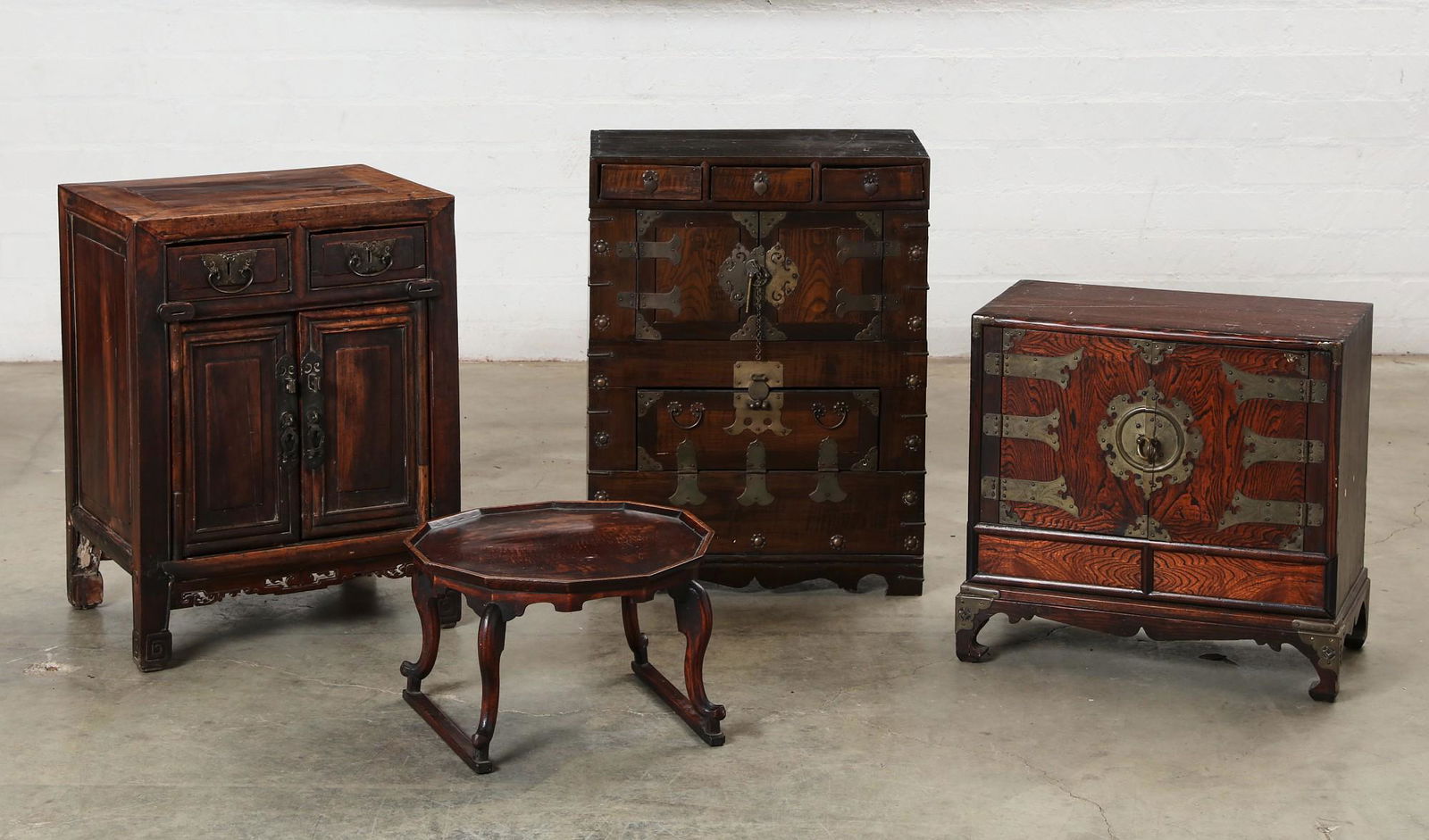 Four pieces of Asian furniture, probably Korean (1 of 11)