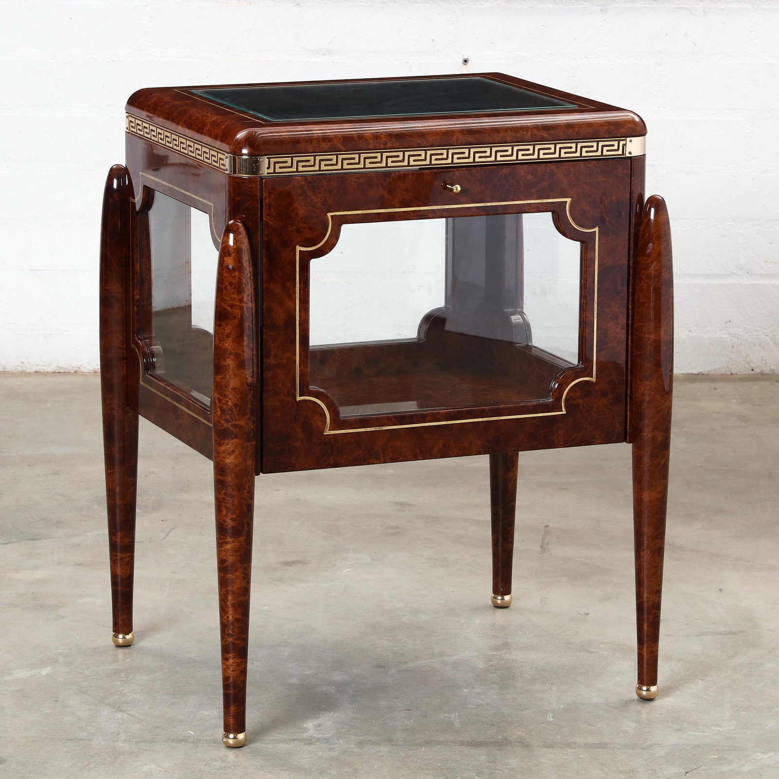 An Art Deco style vitrine table (1 of 7)